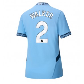 Manchester City Kyle Walker #2 Domaci Dres za Ženska 2024-25 Kratak Rukavima